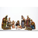 Conjunto Tradicional de Presépio e Reis Magos com 11 Peças