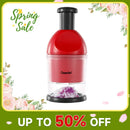 2026 Geedel Manual Food Chopper,2026 Prep Essential! Easily Chop Onions, Garlic, Veggies,BPA Free,Easy Clean