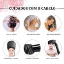 [Leve 2 Pague 1] Touca Mágica Difusora de Cetim - Seu Cabelo Seco em Segundos Com Proteção Total + BRINDE: 2 Máscara Capilar Nutritiva