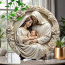 Presépio de Resina Placa redonda Doce Jesus