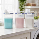 Dispenser Organizador de Lavanderia 2,5L com Copo Medidor | Pote Hermético