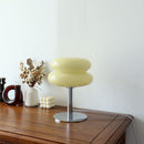 Abajur Decorativo Macaron - Luminária de Mesa de Vidro