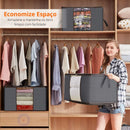 Bolsa Organizadora Grande 90L para Roupas, Cobertor, Edredons, Roupa de Cama