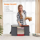 Bolsa Organizadora Grande 90L para Roupas, Cobertor, Edredons, Roupa de Cama