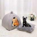 Caminha Iglu Cabana para Cachorro Gato com Almofada
