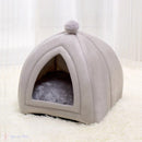 Caminha Iglu Cabana para Cachorro Gato com Almofada