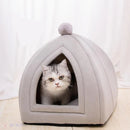 Caminha Iglu Cabana para Cachorro Gato com Almofada