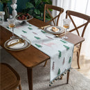 Caminho de Mesa Trilho de Mesa em tecido Jacquard com Flor