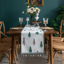 Caminho de Mesa Trilho de Mesa em tecido Jacquard com Flor