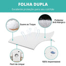 Capa de Colchão Impermeável - Folha dupla Poliéster/TPU