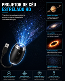 Projetor Galáxia DreamSky™ | Luz Noturna LED com Efeito Estrelado e Ambiente Relaxante