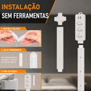Extensor de Tomada FlexPower BR™ | Hub Inteligente Ajustável com USB-C, USB, TOMADA 2 PINOS E 3 PINOS 110/220v