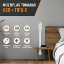 Extensor de Tomada FlexPower BR™ | Hub Inteligente Ajustável com USB-C, USB, TOMADA 2 PINOS E 3 PINOS 110/220v
