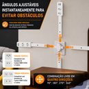 Extensor de Tomada FlexPower BR™ | Hub Inteligente Ajustável com USB-C, USB, TOMADA 2 PINOS E 3 PINOS 110/220v