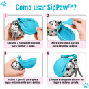 Kit Passeio Inteligente Pet CleanWalk™ | Coletor Higiênico + Garrafa Portátil com Tigela