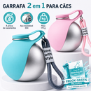 Kit Passeio Inteligente Pet CleanWalk™ | Coletor Higiênico + Garrafa Portátil com Tigela