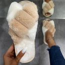 Chinelo Pantufa Feminina em Plush para Inverno