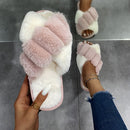 Chinelo Pantufa Feminina em Plush para Inverno