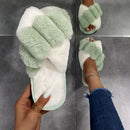 Chinelo Pantufa Feminina em Plush para Inverno