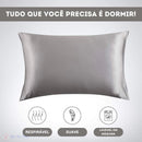 Kit Fronha de Cetim para Travesseiro - 2 Peças
