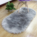 Tapete Oval Peludo Liso