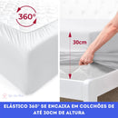 Jogo de Cama Lençol de Hotel Lar da Ana – Extra macios Resistente a manchas – 4 peças