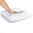 Kit Almofadas para Sofá Quadradas Brancas - 2 peças
