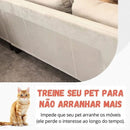 Kit Arranhador de Sofá para Gatos - Adesivo Protetor Transparente Educativo Anti Arranhão