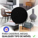 Kit Protetor de Pé de Cadeira, Mesa, Sofá, Cama, Móveis - Redondo