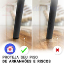 Kit Protetor de Pé de Cadeira, Mesa, Sofá, Cama, Móveis - Redondo