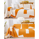 Manta para Sofá Decorativa Dupla Face em Chenille Anti Gato