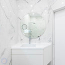 Papel de Parede Mármore Adesivo Branco - Parede, Móveis, Cozinha