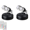 Luminária Spot Led Direcionável Wireless com Controle Remoto - Pilha