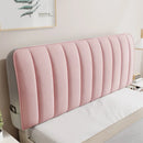 Capa para Cabeceira Acolchoada Luxo com Bolso Lateral