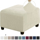 Capa para Puff Retangular - Tecido Jacquard