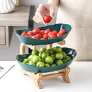 Fruteira de Mesa 2 e 3 Andares Moderna para Cozinha