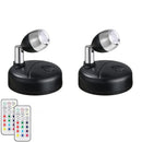 Luminária Spot Led Direcionável Wireless com Controle Remoto - Pilha