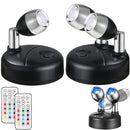 Luminária Spot Led Direcionável Wireless com Controle Remoto - Pilha