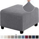 Capa para Puff Retangular - Tecido Jacquard
