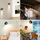 Luminária LED de Parede Recarregável Sem Furo