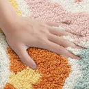 Tapete de banheiro Estampa Florida Antiderrapante Absorvente Extra Macio