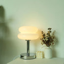 Abajur Decorativo Macaron - Luminária de Mesa de Vidro