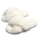 Chinelo Pantufa Feminina em Plush para Inverno