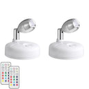 Luminária Spot Led Direcionável Wireless com Controle Remoto - Pilha