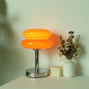 Abajur Decorativo Macaron - Luminária de Mesa de Vidro