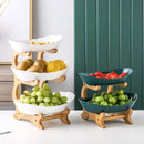 Fruteira de Mesa 2 e 3 Andares Moderna para Cozinha