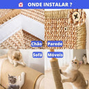 Tapete Arranhador para Gatos - Fibra de Sisal