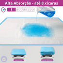 Kit com 100 Tapete Higiênico Pet Cachorro Descartável para Sofá Cama Colchão