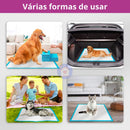 Kit com 100 Tapete Higiênico Pet Cachorro Descartável para Sofá Cama Colchão