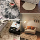 Tapete Oval Peludo Liso